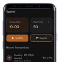 The Campus Plug wallet, showing a CampusCash balance